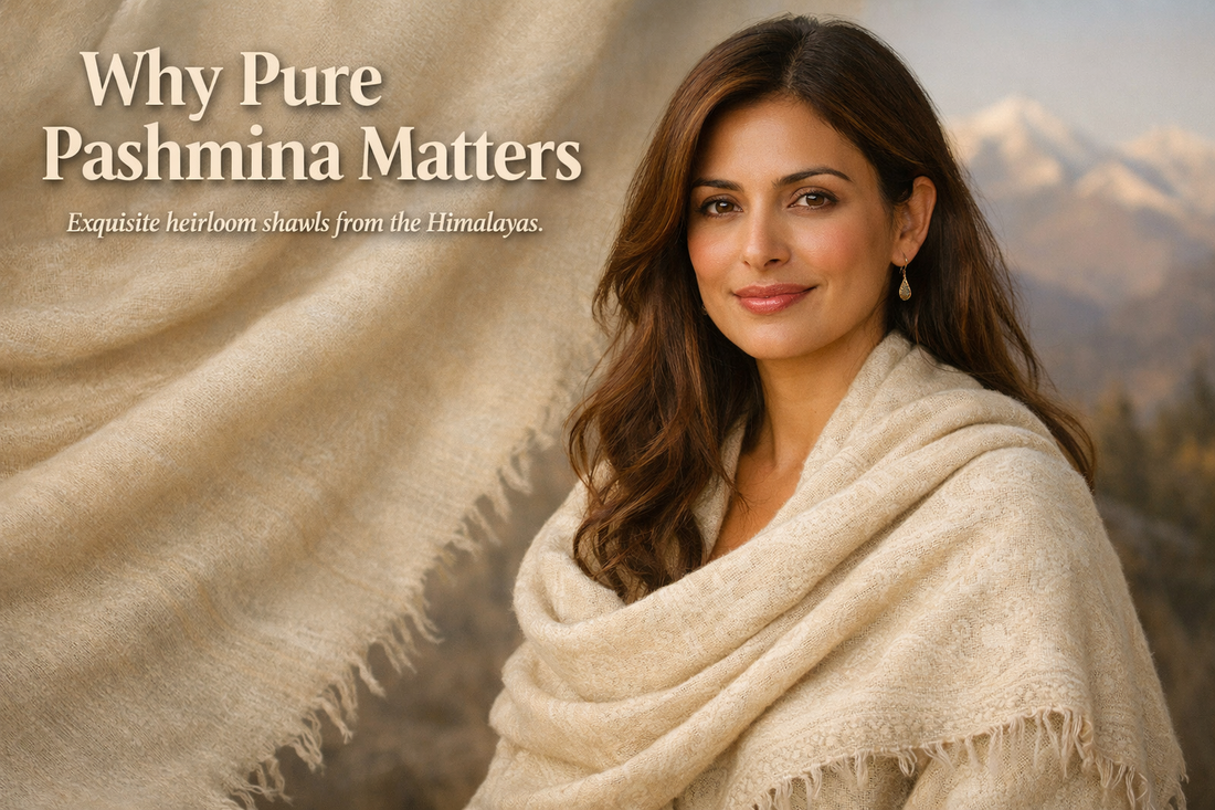 Why Pure Pashmina Matters: The Quiet Luxury of Authentic Kashmiri Craft